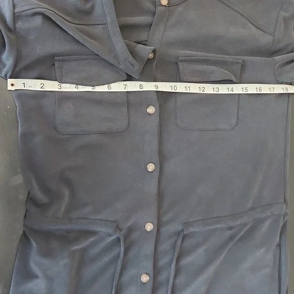 Lou & Grey for LOFT Softblend Black Dress With Pockets XS - Picture 8 of 10